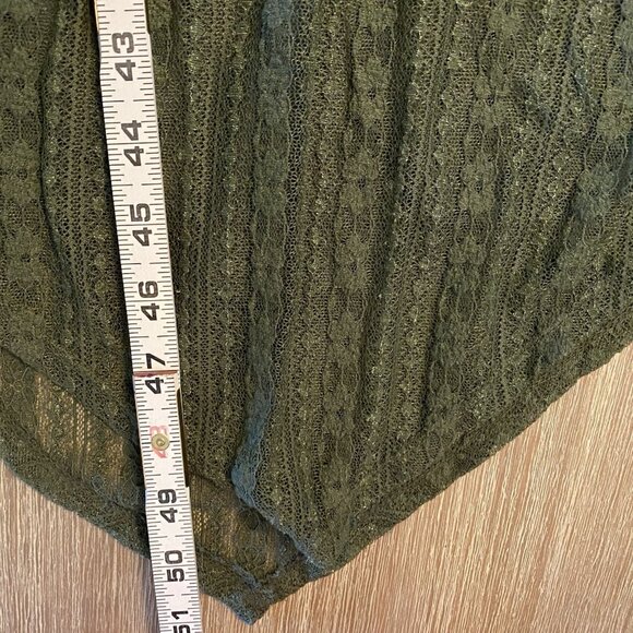 No Boundaries Dress Women's Babydoll Empire Waist Green Sz M Asymmetrical Fairy - Picture 12 of 13